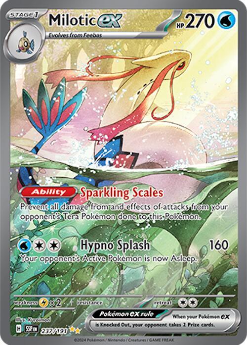 Singles - Milotic ex - 237/191 - SV08: Surging Sparks (SV08)!