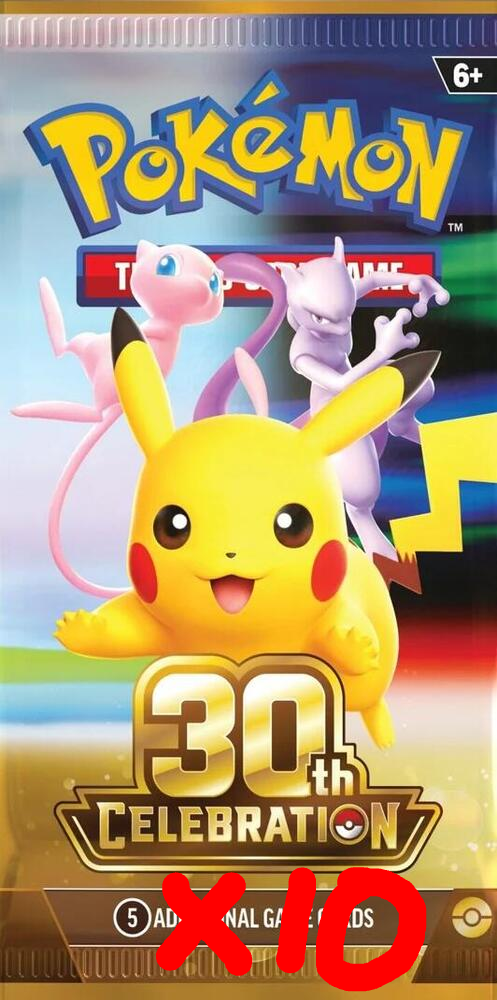 Destiny Wheel - Singles UNgraded - **NO FIRST PURCHASES** Pokemon 30th Packs X10!