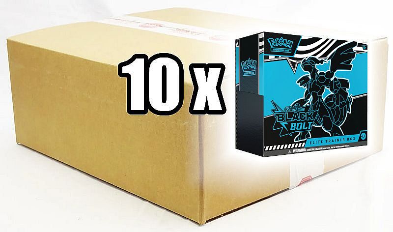 Ducky - Singles Ungraded - 2025 POKEMON BLACK BOLT ETB CASE (Sealed/Live)!