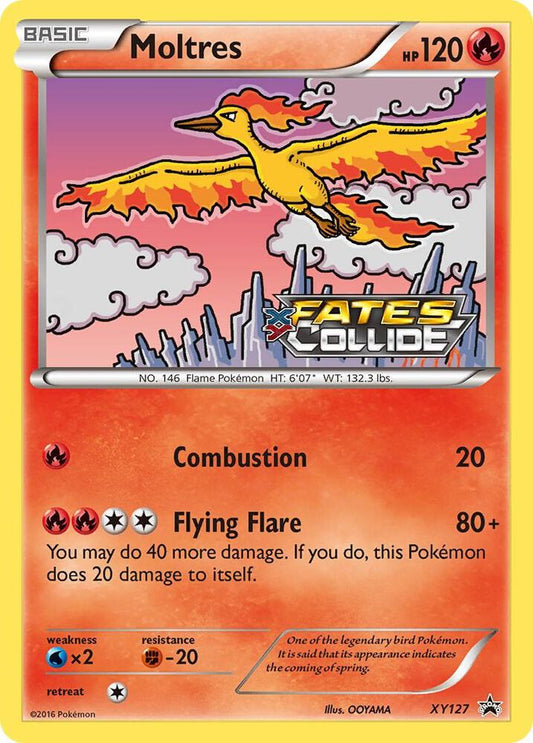 Singles - Moltres Fates Collide Stamp (Sealed)!