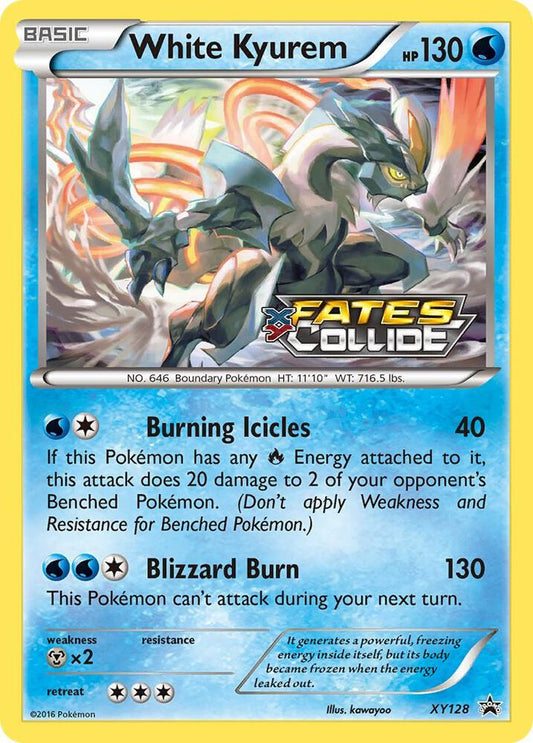 Singles - White Kyurem Fates Collide Stamp (Sealed)!