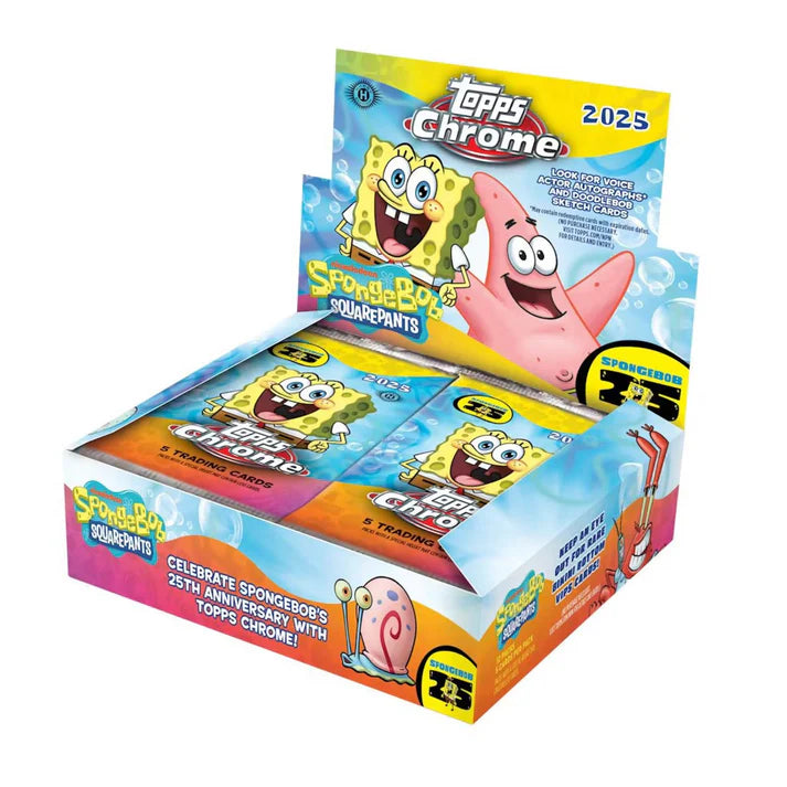 Live Box Break - Topps Chrome Sponge Bob Square Pants!