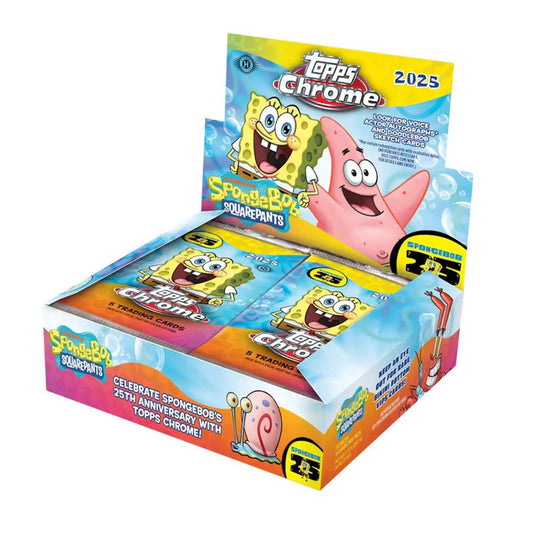 Live Box Break - Topps Chrome Sponge Bob Square Pants!
