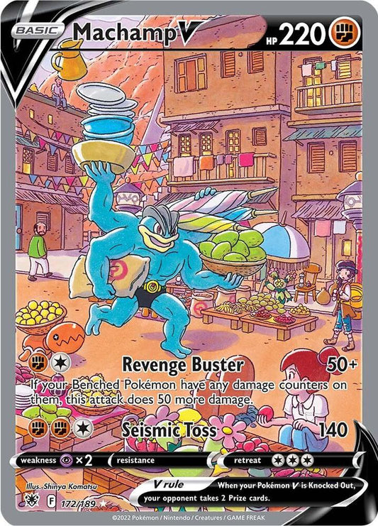 Singles - Machamp V (Alternate Full Art) - SWSH10: Astral Radiance!