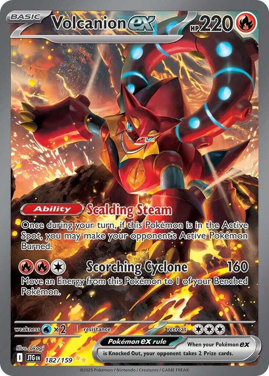 Singles - Volcanion ex - 182/159 - SV09: Journey Together!