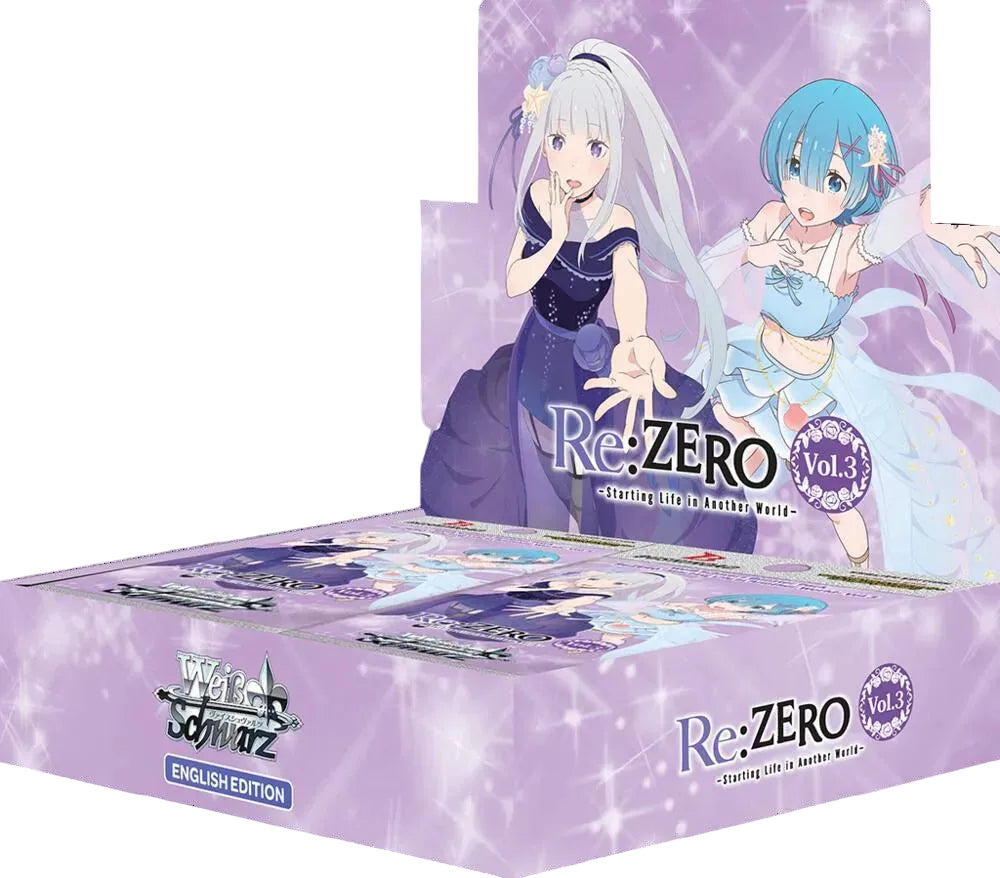 Live Booster Box Break - Weiss Schwarz Re:Zero Vol 3!