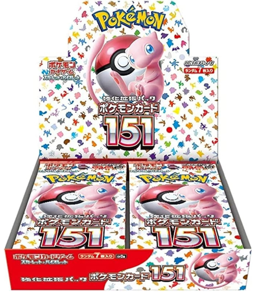 Destiny Wheel - Singles Ungraded -  151 JPN Booster Box OPEND LIVE!!