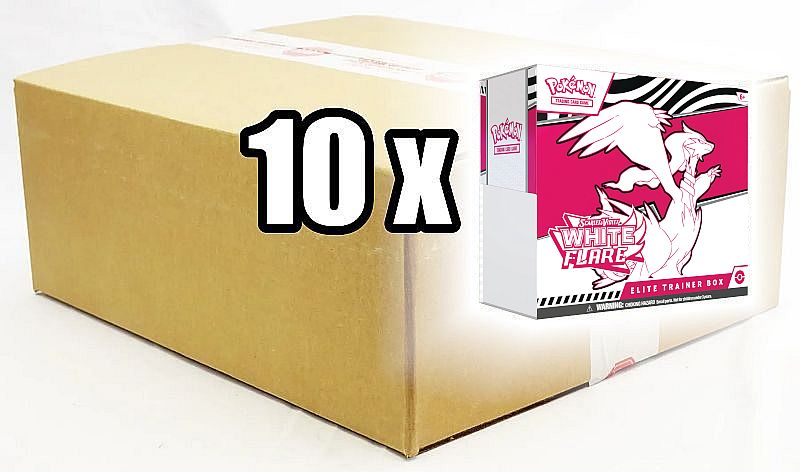 Ducky - Singles Ungraded - 2025 POKEMON WHITE FLARE ETB CASE (Sealed/Live)!